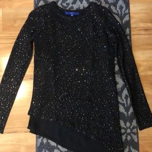 Apt 9 sparkly long sleeve tunic